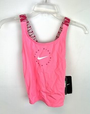 Nike Girl  s Crossback Pink Two Piece Bikini Set Size XL