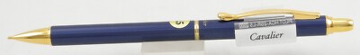 Pilot Cavalier Blue & Gold 0.5mm Mechanical Pencil - New In Box