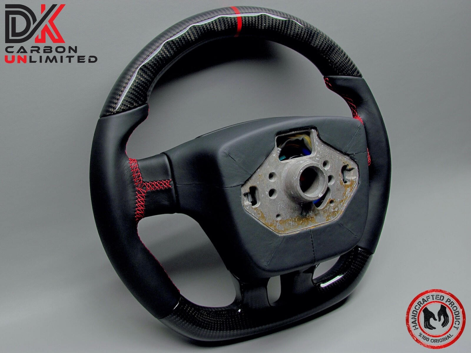 Bentley Continental GT 2011 Flying Spur Red Ring Napa Carbon Steering Wheel v1
