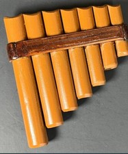 7 PIPES NATURAL BAMBOO  FROM PERU -TUNED - ITEM IN USA
