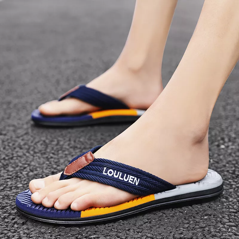 Mens pool flip flops hotsell
