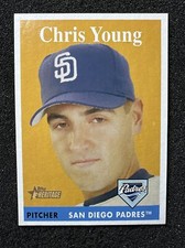 CHRIS R. YOUNG #292 2007 Topps Heritage QTY San Diego Padres