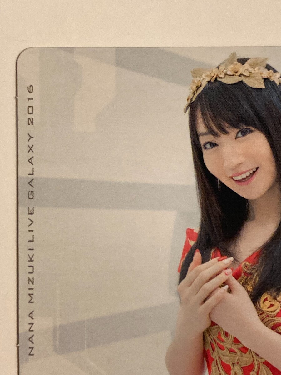 タレントカード mi_nanana NANACA Nana Mizuki Live GALAXY 2016 trading Card Japan gravure