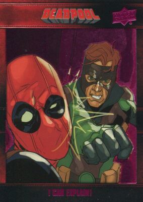 Deadpool 2019 Pink Parallel Base Card #50 I Can Explain