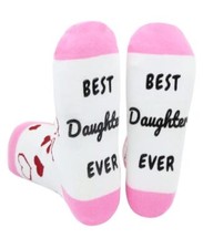 Valentines Day Gifts for Daughter, Valentines Day Socks, Best Daughter Ever