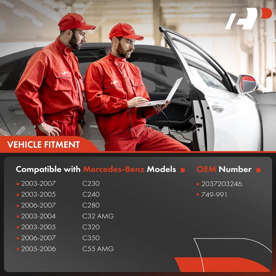 A-Premium Front RH Window Regulator W/o Motor for Mercedes-Benz C230 C320 W203 - Image 2 of 4