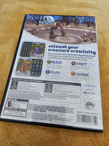 Spore Game Lot Creature Creator And Base Game - PC/Mac - Picture 3 of 11