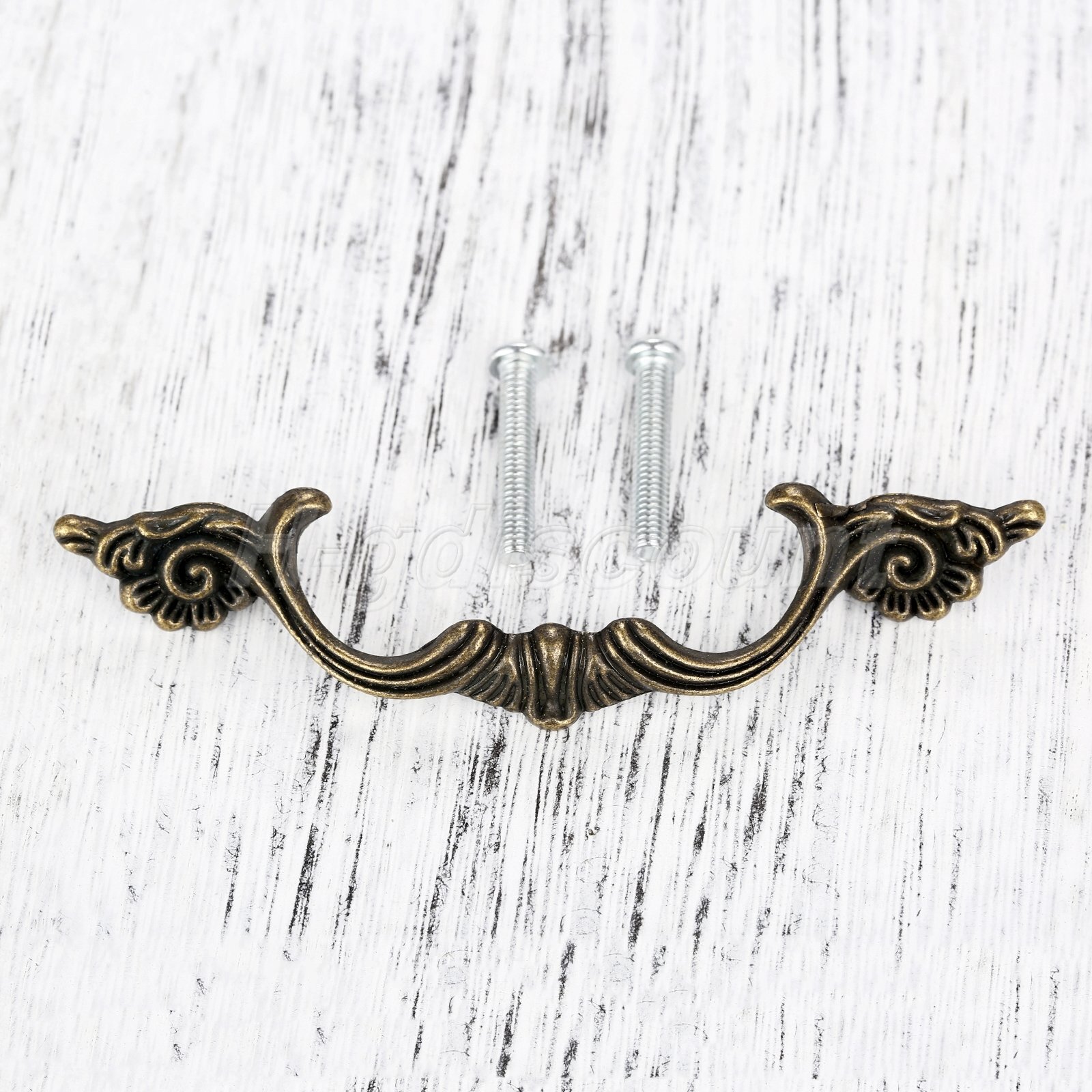 Vintage Pull Handle Antique Bronze Handle Bookcase Drawer