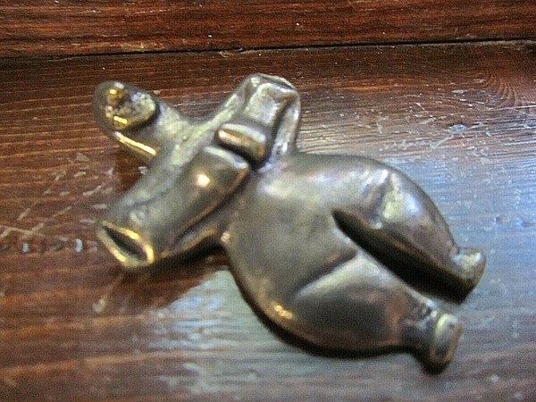 Alternate view of Great Mother Ancient Pagan Fertility Earth Goddess Gold Pendant Jewelry