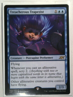 Mtg Treacherous Trapezist *Unfinity* | eBay