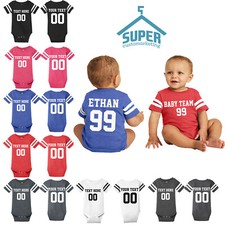 Customized Shirt INFANT Personalized Football Jersey Name Number Team Jersey CTN