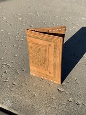 Moroccan leather Bifold UNISEX Wallet "22k" Men's Women's