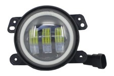 Coppia luci fendinebbia full led Angel Eye per Jeep Wrangler JK TJ LJ 2007-2017