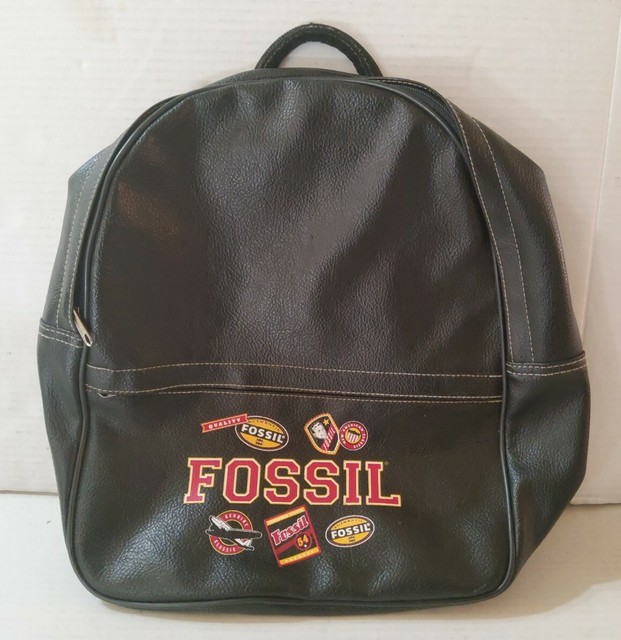 Fossil Felicity Backpack Black Leather 