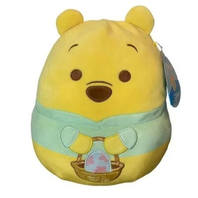 Squishmallow DISNEY Winnie the Pooh Easter Egg Easter Basket 10'' NWT