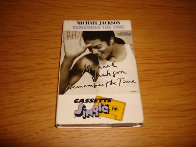 Michael Jackson Remember The Time Holland Cassette Single Tape MEGA RARE