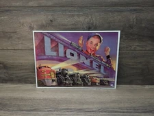 Vintage Tin Metal Signs Lionel Train Classic Retro Railroad Reproduced Man Cave 