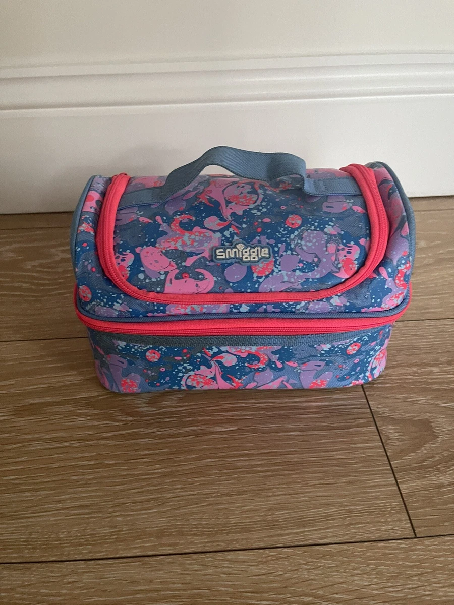 SMIGGLE Lunch Bag Pink And Blue Stingray