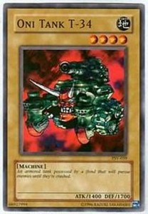 Oni Tank T-34 - PSV-059 - Common - Unlimited Edition x3 - Near Mint