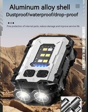 EDC Compact Flashlights Rechargeable - Black