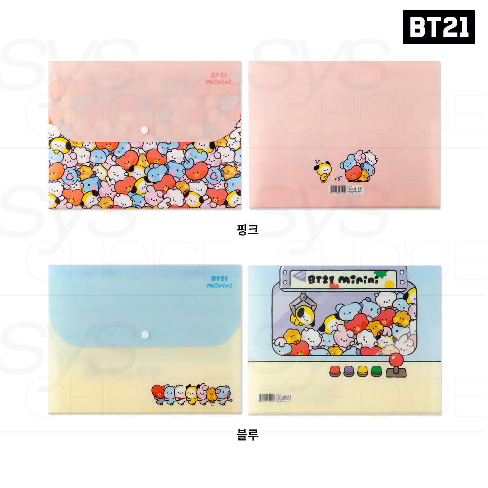 BTS BT21 Official Authentic Goods Document File minini Ver +