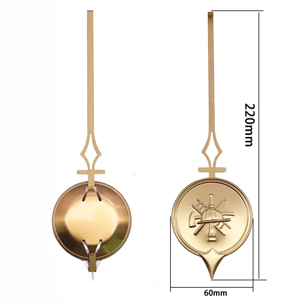 1PCS Vintage Gold Color Metal Clock Pendulum Wall Clock Parts