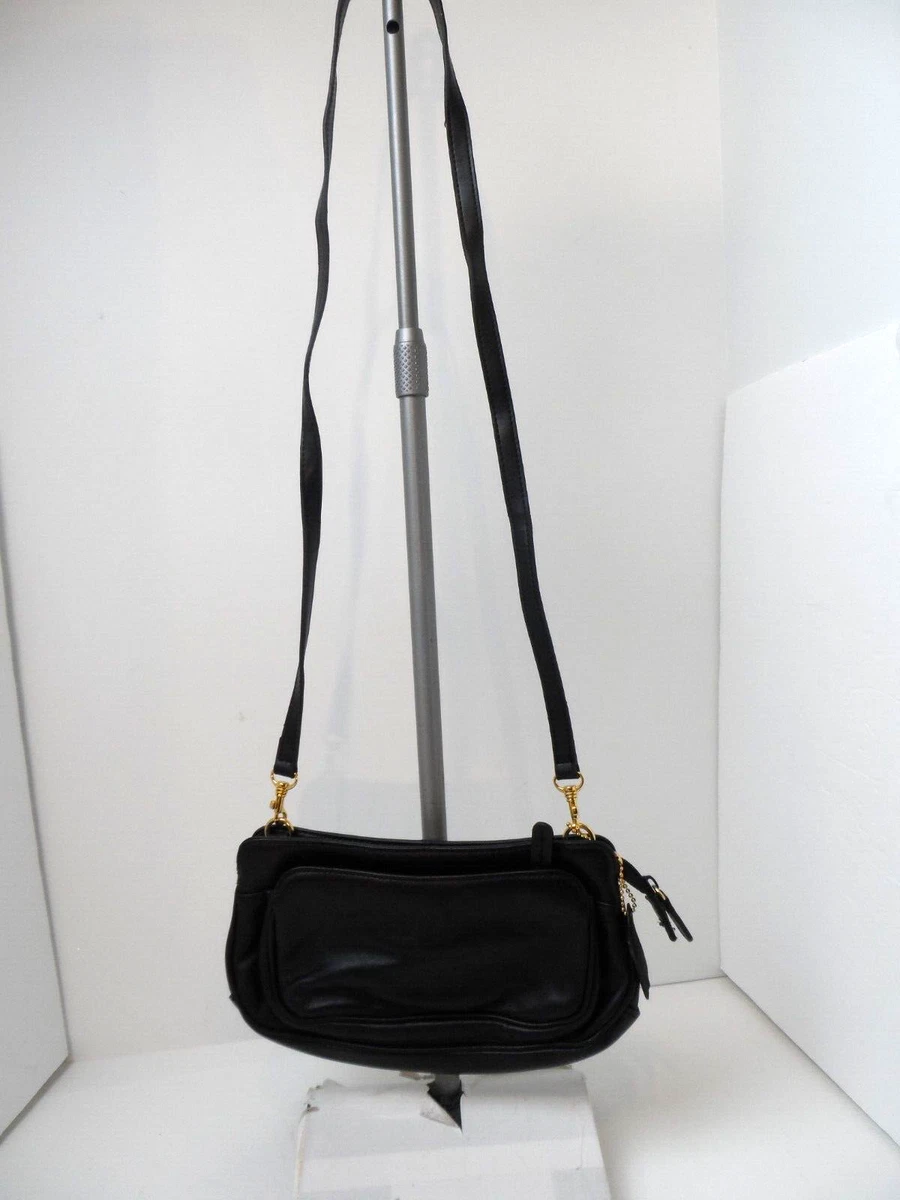 Leather crossbody bag Giani Bernini Black in Leather - 26941375