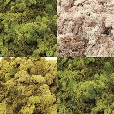 Moss - Finland Reindeer - Green / Olive / Natural - Craft Wreath - Choose Weight