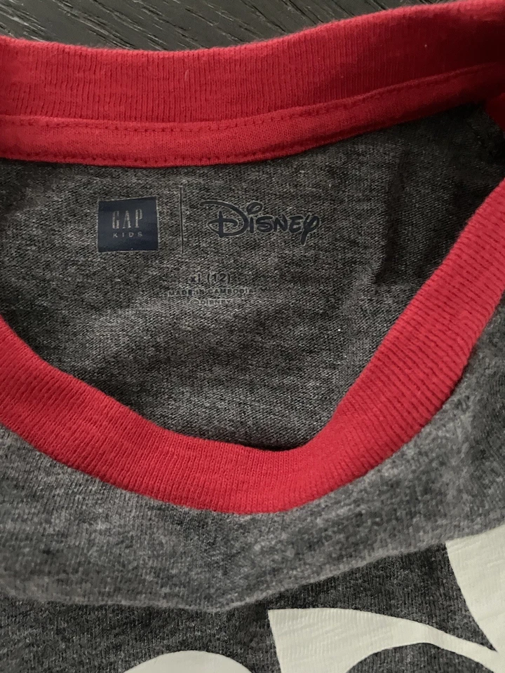 Gap Mickey Mickey Mouse Boys shirt Sz 12 - Image 3 of 4