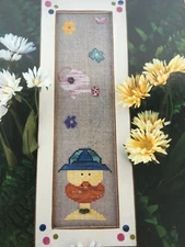 Fanci That Cross Stitch Pattern Hat of the Month May Duck Watering Can Rain