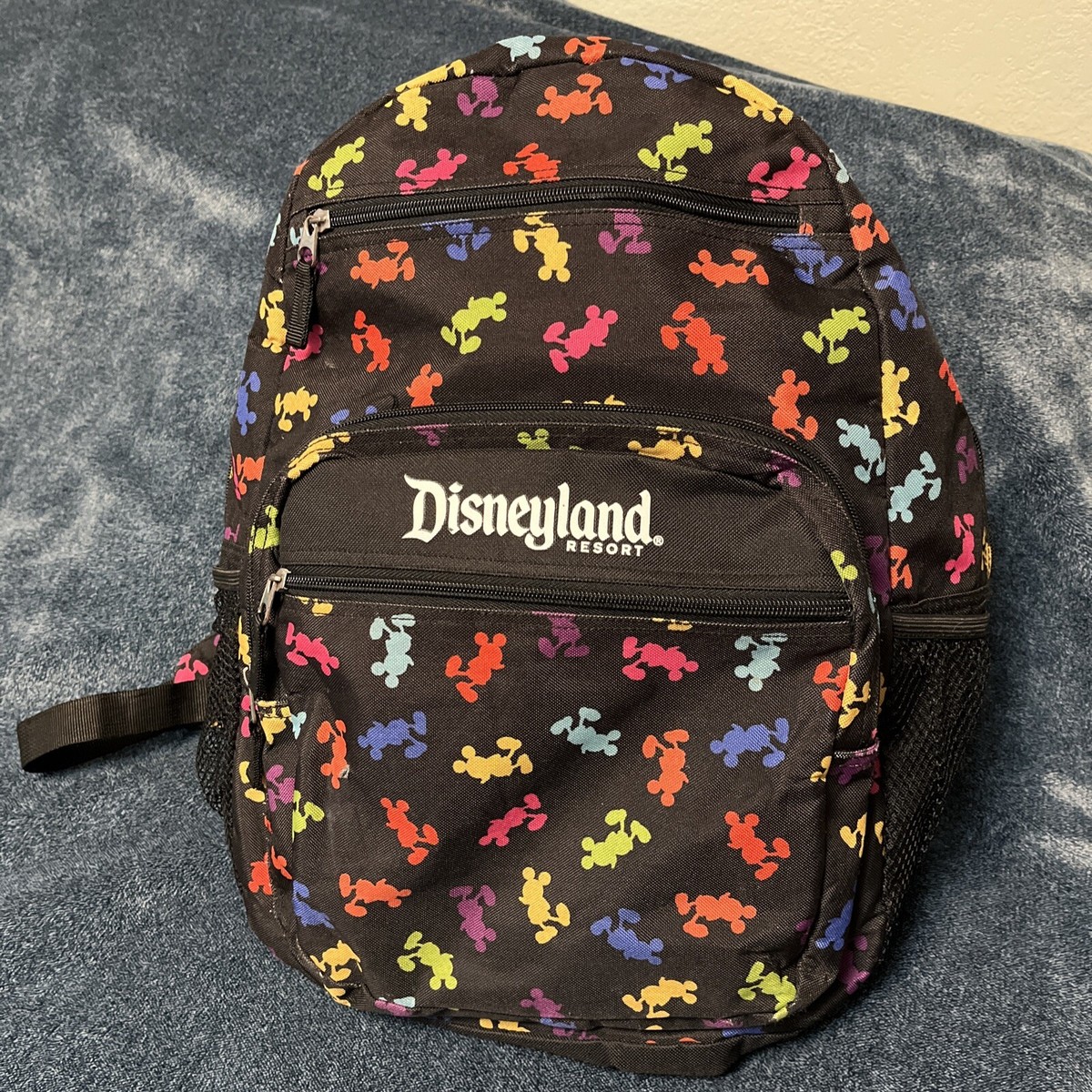 Disneyland Resort Park Exclusive Rainbow Mickey Silhouette Backpack Mickey New Mickey Mouse Pride Loungefly Backpack and Belt Bag at  main image 2