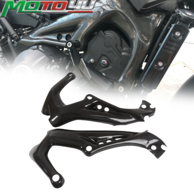 100% Carbon Fiber Frame Cover Protector Panels Fairing Gloss For Yamaha MT09