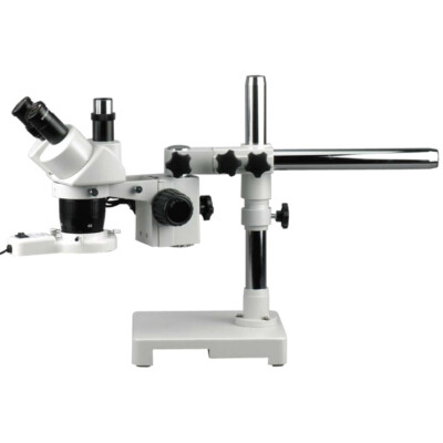 AmScope SW-3T24-FRL 20X & 40X Stereo Boom Microscope with Fluorescent Light