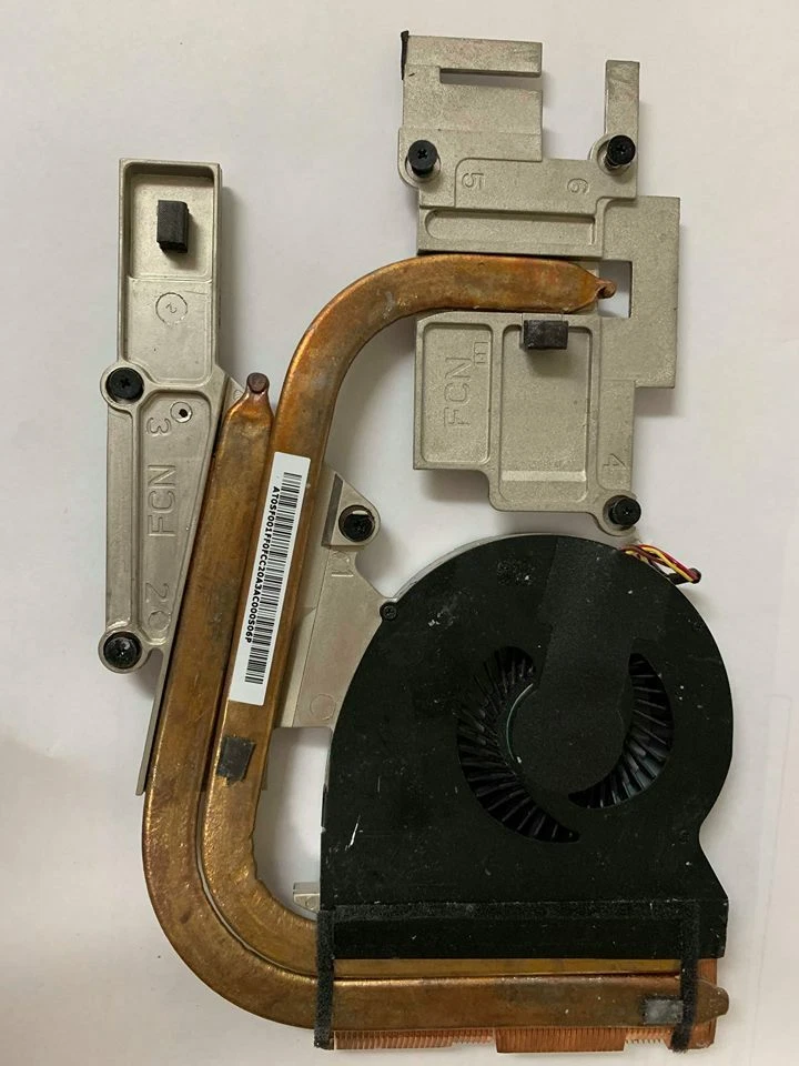 Подлинный охлаждающий радиатор и вентилятор Lenovo IdeaPad серии Y510 p/n AT0SF001FF0FCC - Изображение 2 из 2