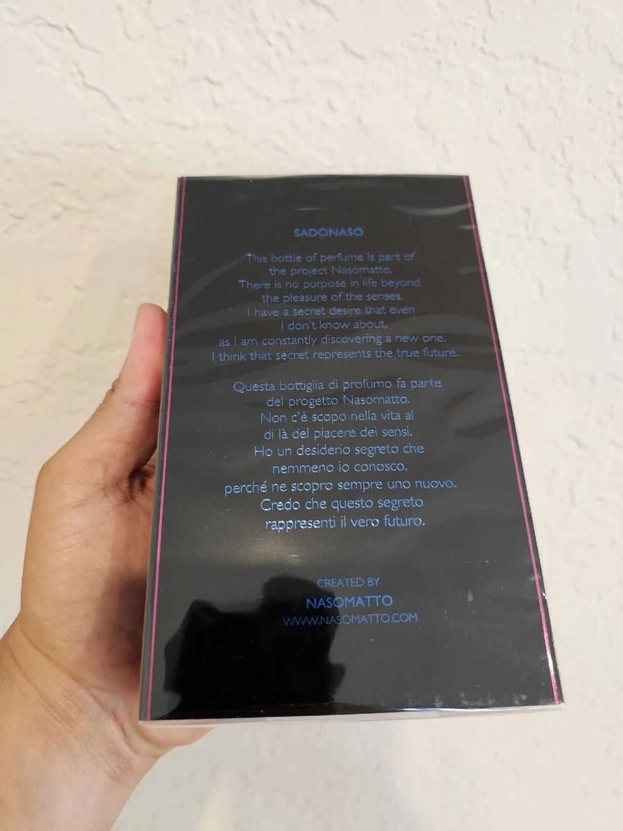 SADONASO PARFUM EXTRAIT 1oz BY NASOMATTO SEALED **THE PHALLIC LIMITED  EDITION**