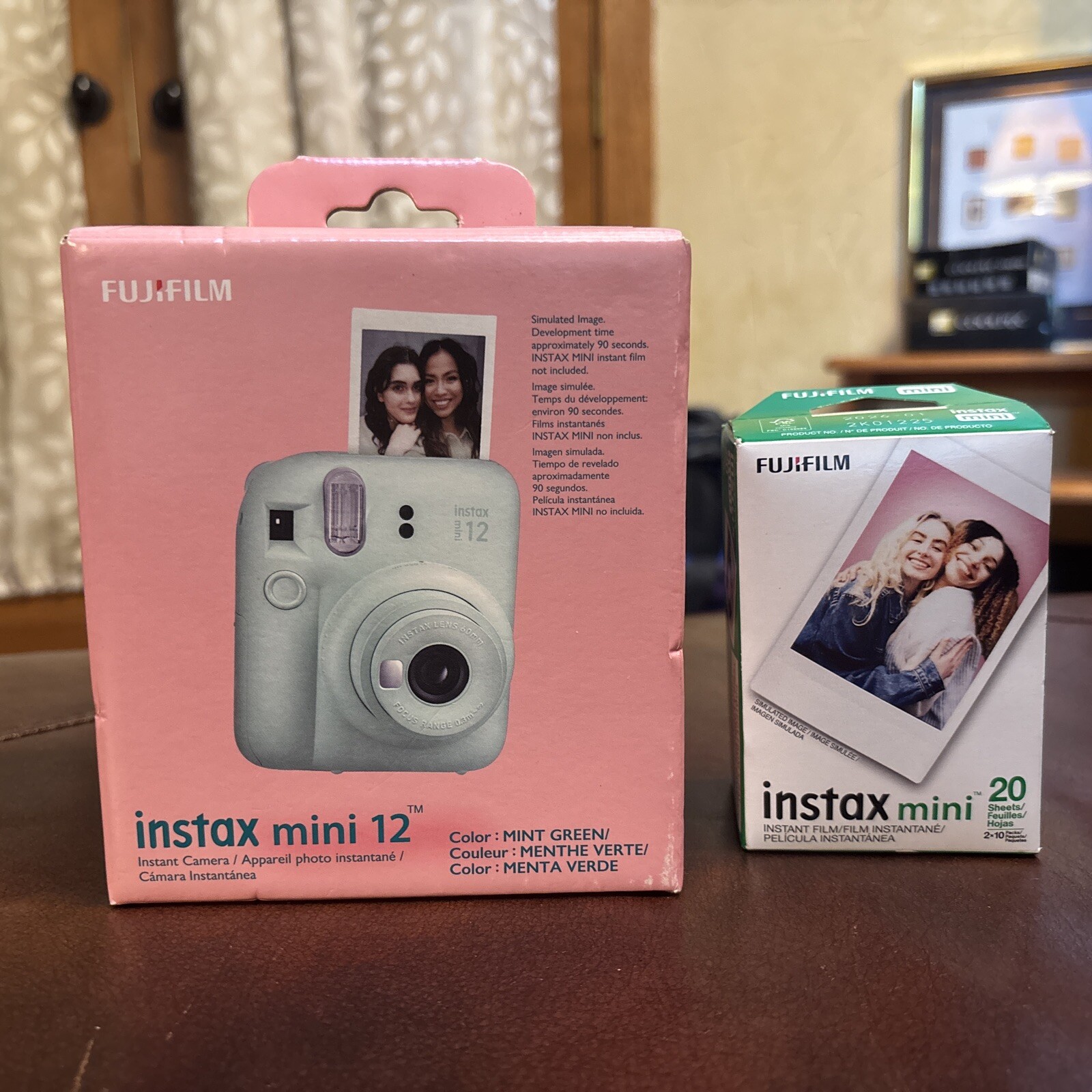 Fujifilm Instax Mini 12 Mint Green Instant Camera New Sealed-image