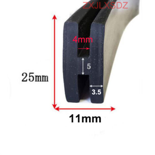 1 Meter H type rubber sealing strip shock weatherstrip glazing caulking strip - Picture 6 of 9