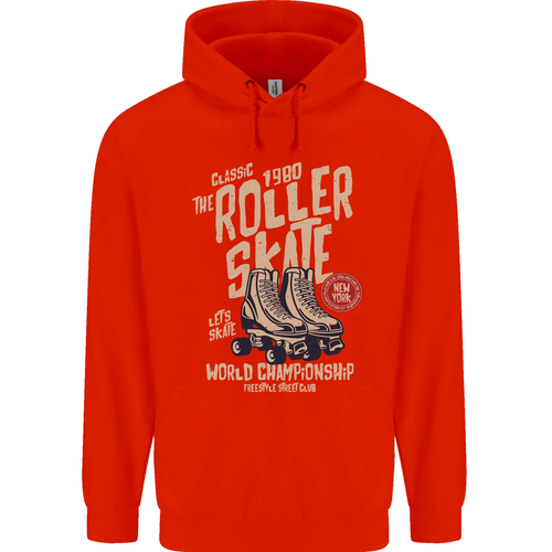 Roller Skate Retro Skating Boots Childrens Kids Hoodie - Picture 21 of 88