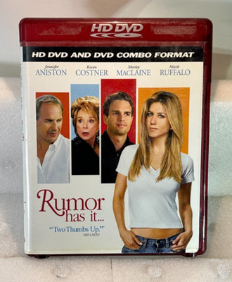 Rumor Has It (HD-DVD/DVD Combo, 2005, Jennifer Aniston) W/ Case & Inserts Tested