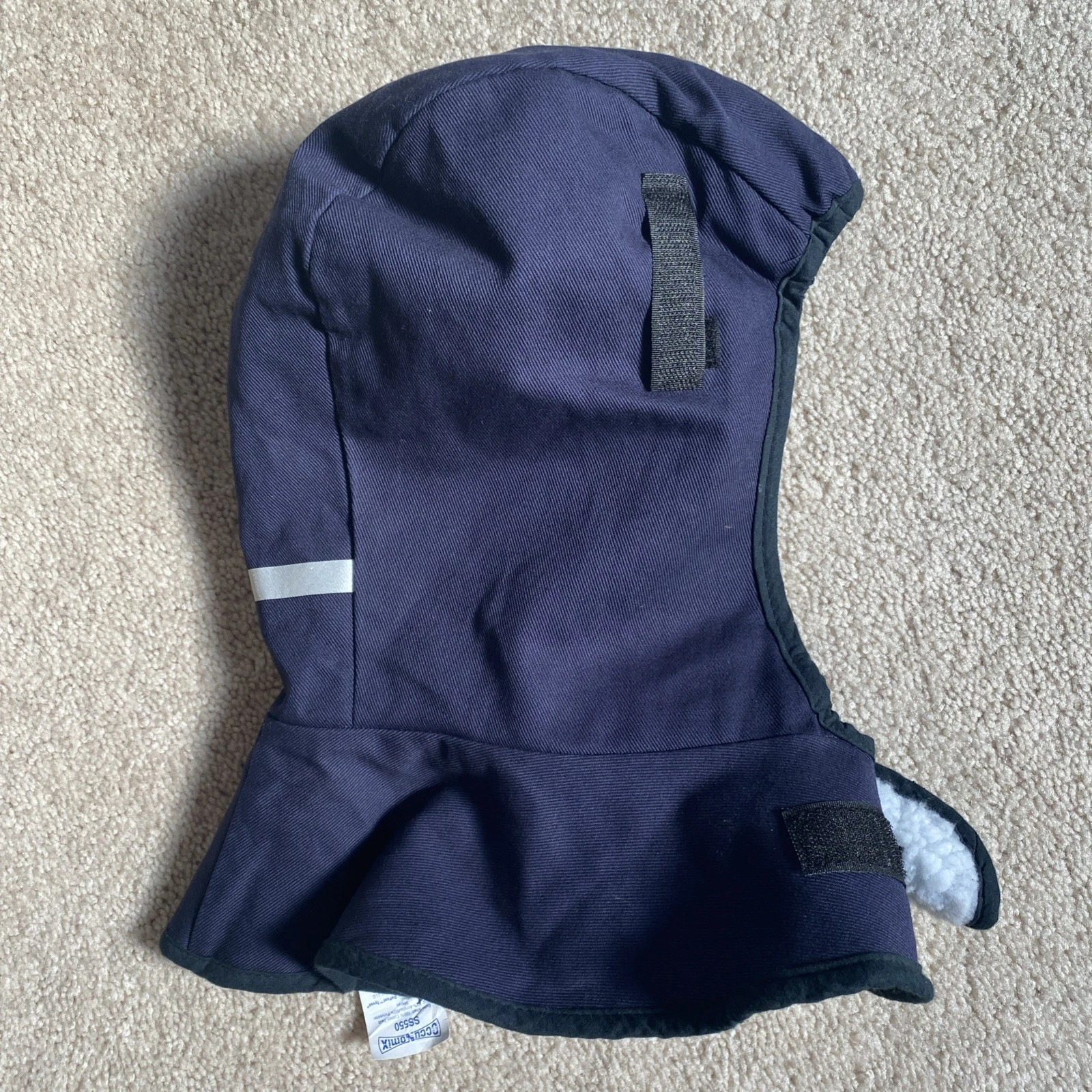 Hot Rods Occunomix SS550 Under Hardhat Winter Liner Blue with Sherpa Fleece
