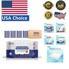 Gentle Antibacterial Hand Sanitizing Wipes 1200 Count - On-the-Go Cleanliness