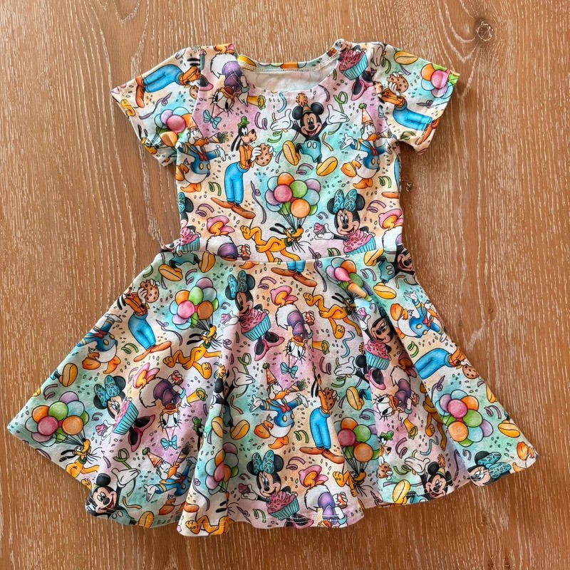 Sugar and Stripes Boutique Disney Birthday Party Dress