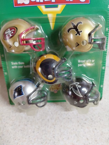 1998 NFL Riddell Pocket Pros Mini Helmets (NFC West) 49ers Rams Saints Falcons - Picture 7 of 8