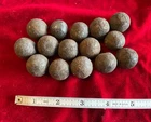 Antique Civil War Cannon Balls - Grapeshot