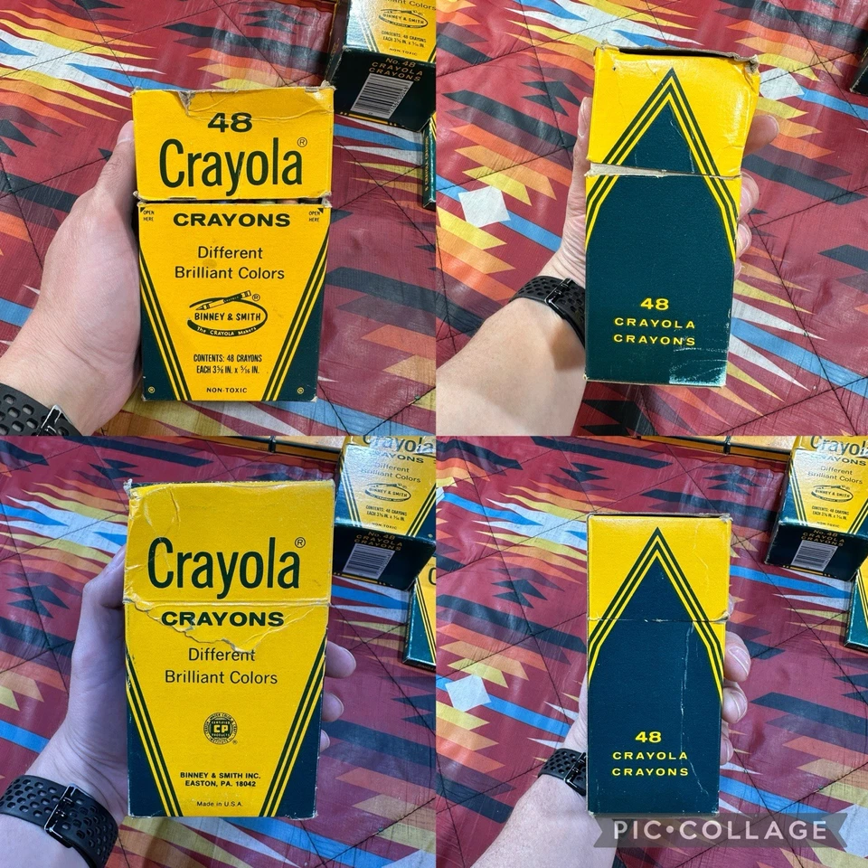Lote De Colección De 13 Cajas Crayones Crayola Binney & Smith Hechas En EE. UU. Foto 4 de 4
