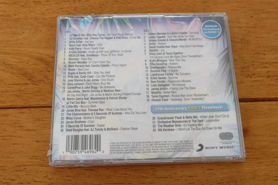 Now That's What I Call Music 103 2CD Pop Compilation Album 2019 Sony Music New - Image 2 of 2