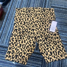 Women's High-Rise Bike Shorts - Wild Fable - Leopard Print Size Medium