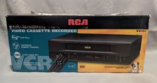RCA VR354 VCR Video Cassette Player Recorder VHS  Tested and Works - with box