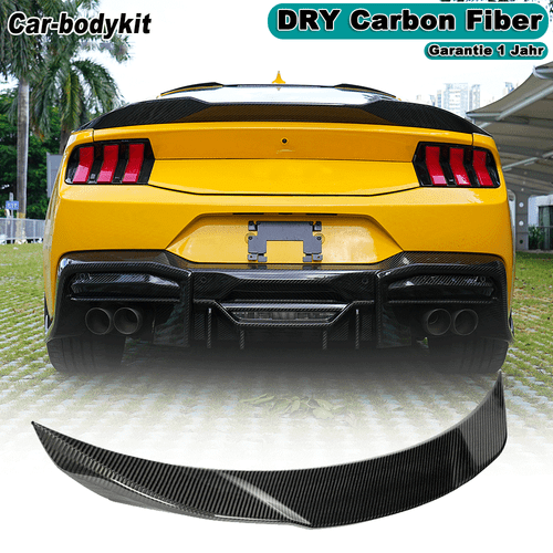 DRY Carbon Heckspoiler Hecklip Heckflügel Spoiler für Mustang S650 GT 2024-2026 - Bild 1 von 11