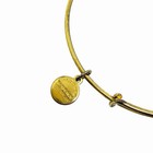 ALEX & ANI Adventure Awaits Gold Tone Enamel Charm Adjustable Designer Bracelet — photo 2